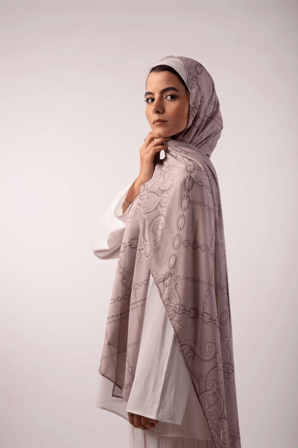 The Lace Garment Scarf Inspired Edition! Timeless and Modern Modest Fashion - modish ||