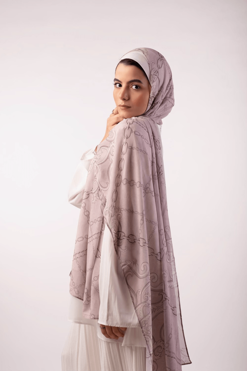 The Lace Garment Scarf Inspired Edition! Timeless and Modern Modest Fashion - modish ||