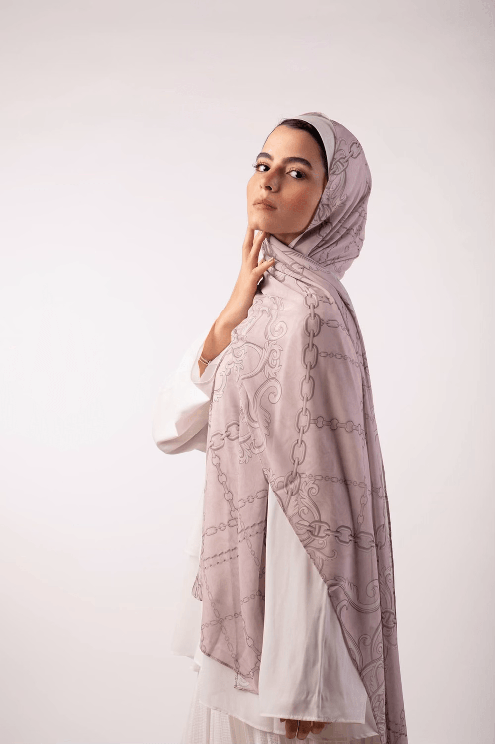 The Lace Garment Scarf Inspired Edition! Timeless and Modern Modest Fashion - modish ||