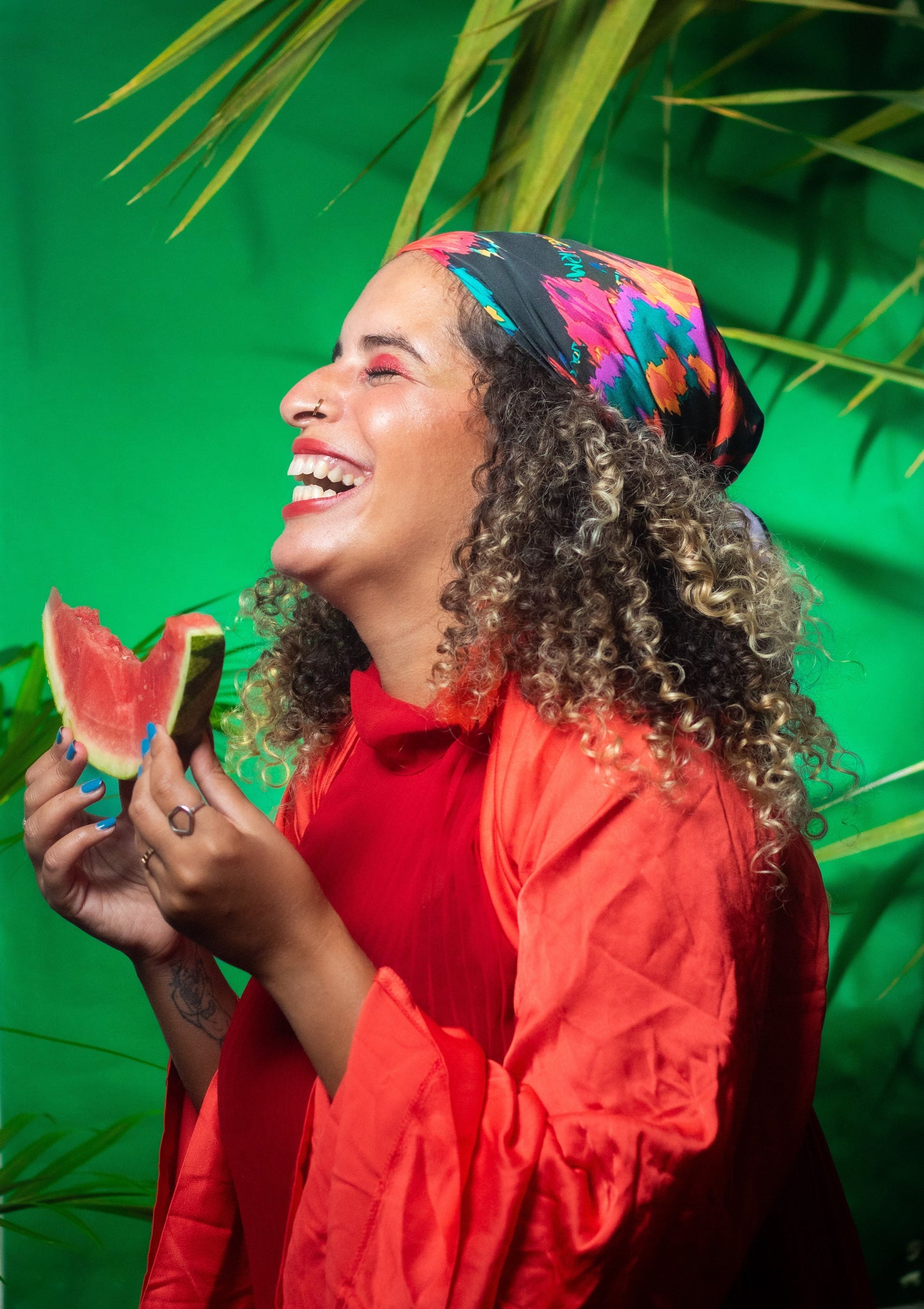 Tropica-Inspired Scarf by The Lace Garment - bora-bora ||
