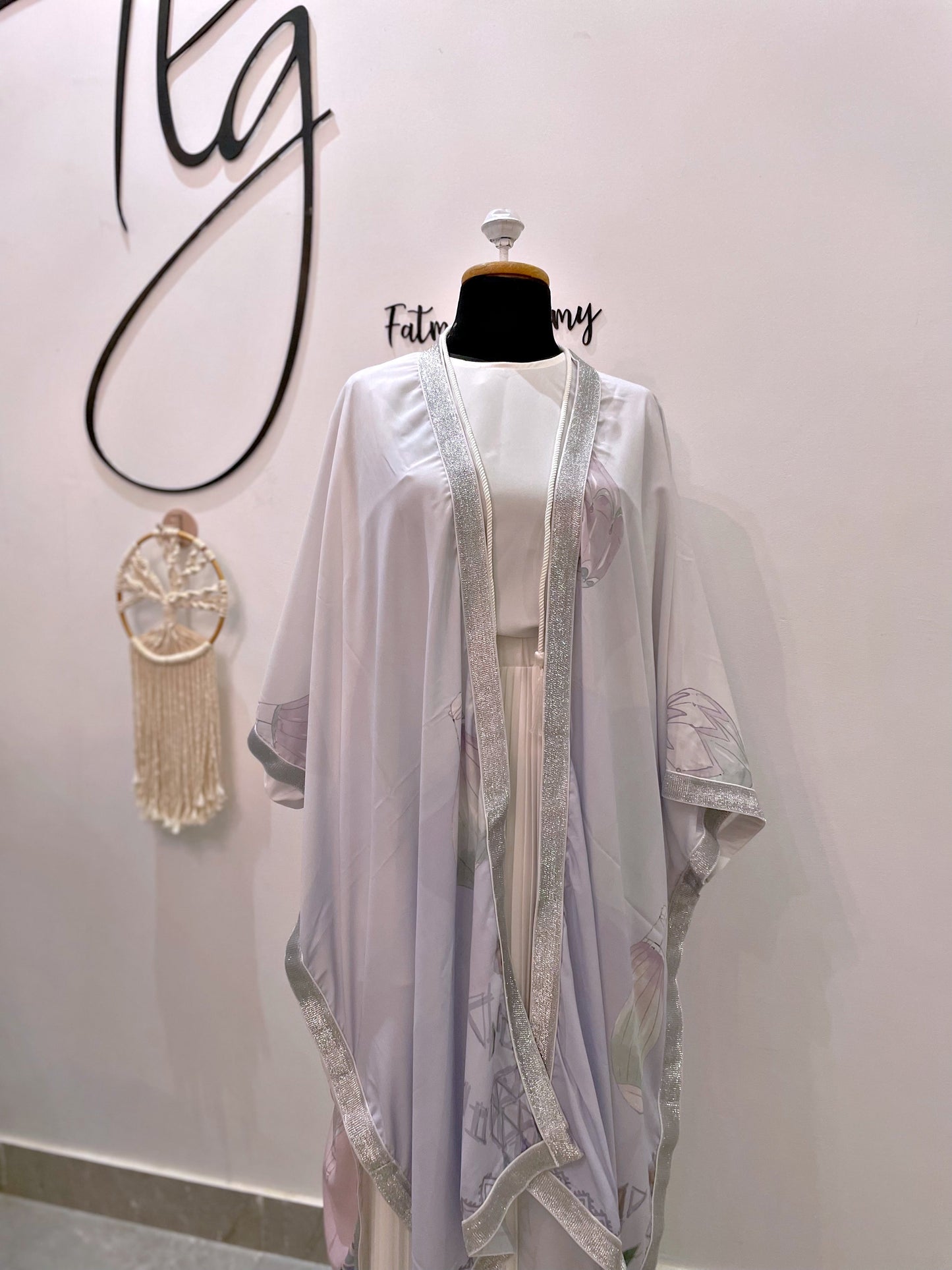 TLG Limited Edition Kimono in Imported Chiffon, Modern Modest Fashion Statement ||