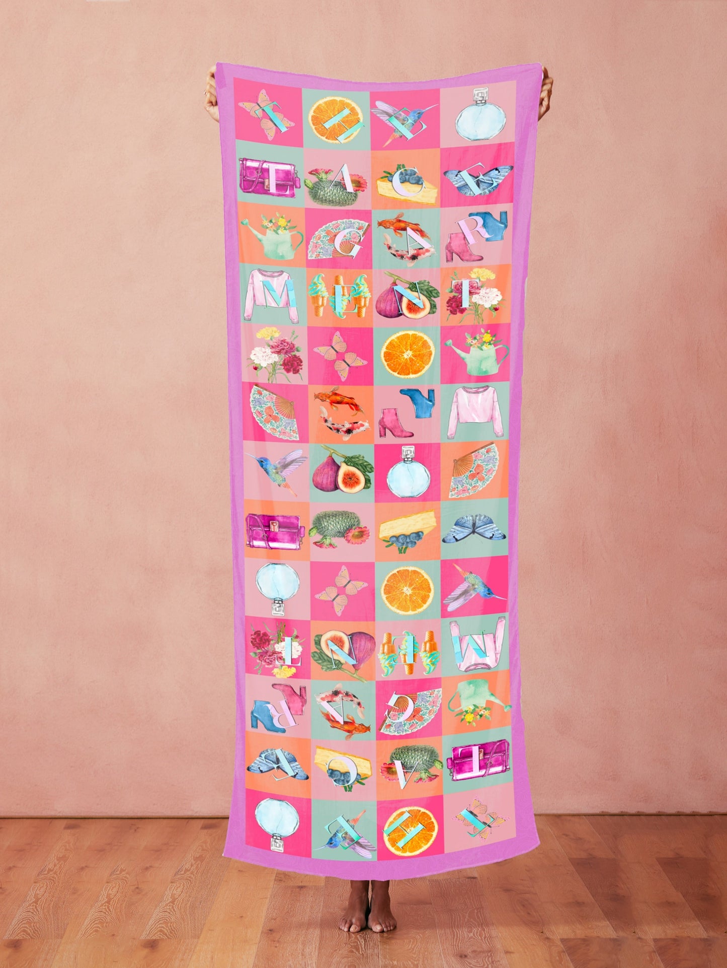 Tropica-Inspired Scarf by The Lace Garment - plein-de-vie ||