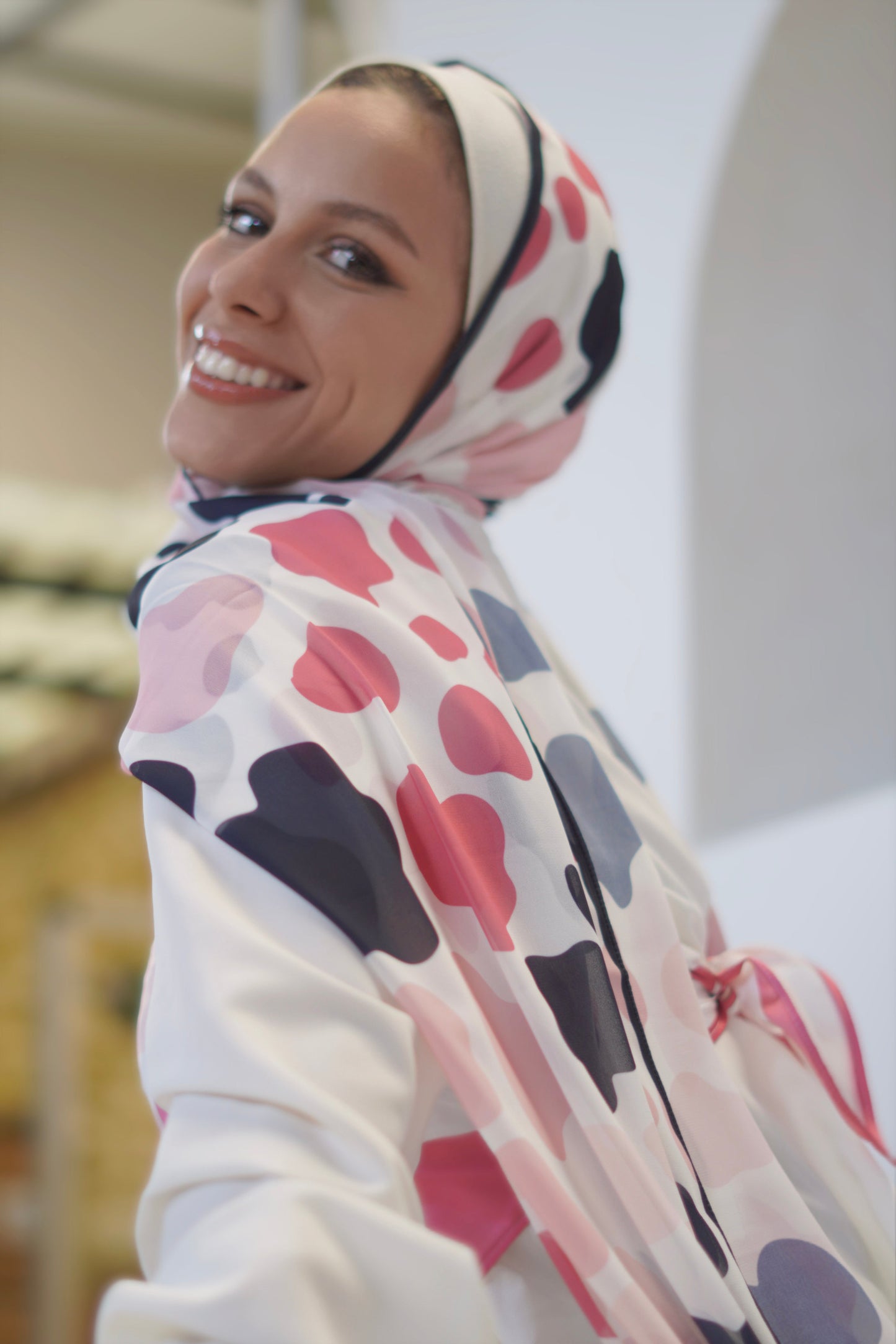 The Lace Garment Scarf, Tasty Edition! Timeless and Modern Modest Fashion - strawberry-cream ||