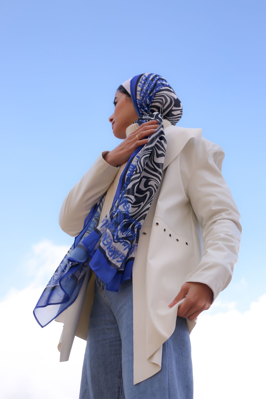 The Definitive Scarf by The Lace Garment - spirit-capsule || Blue