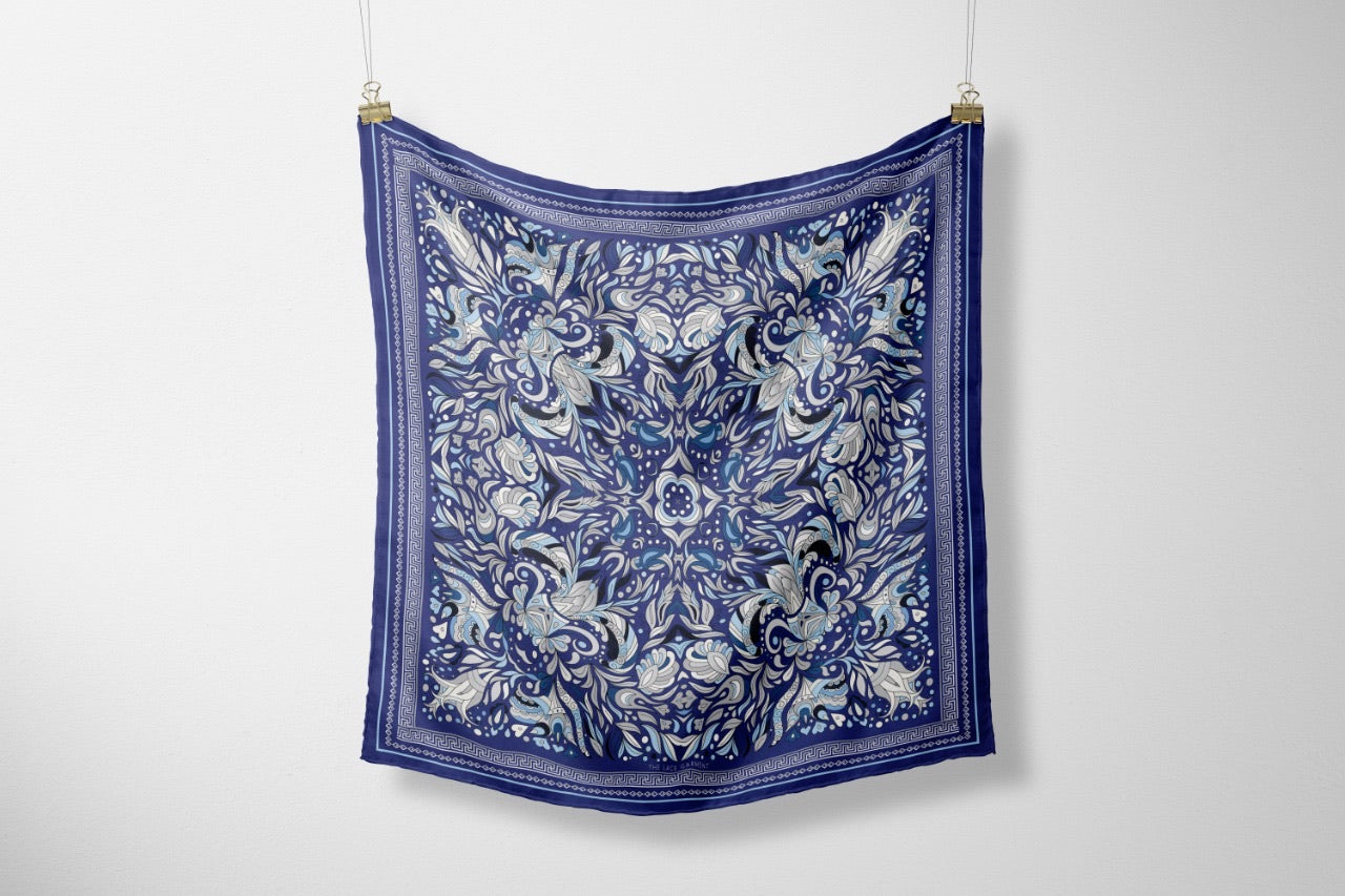 Cosmopolitan-Inspired Scarf by The Lace Garment - santorini ||