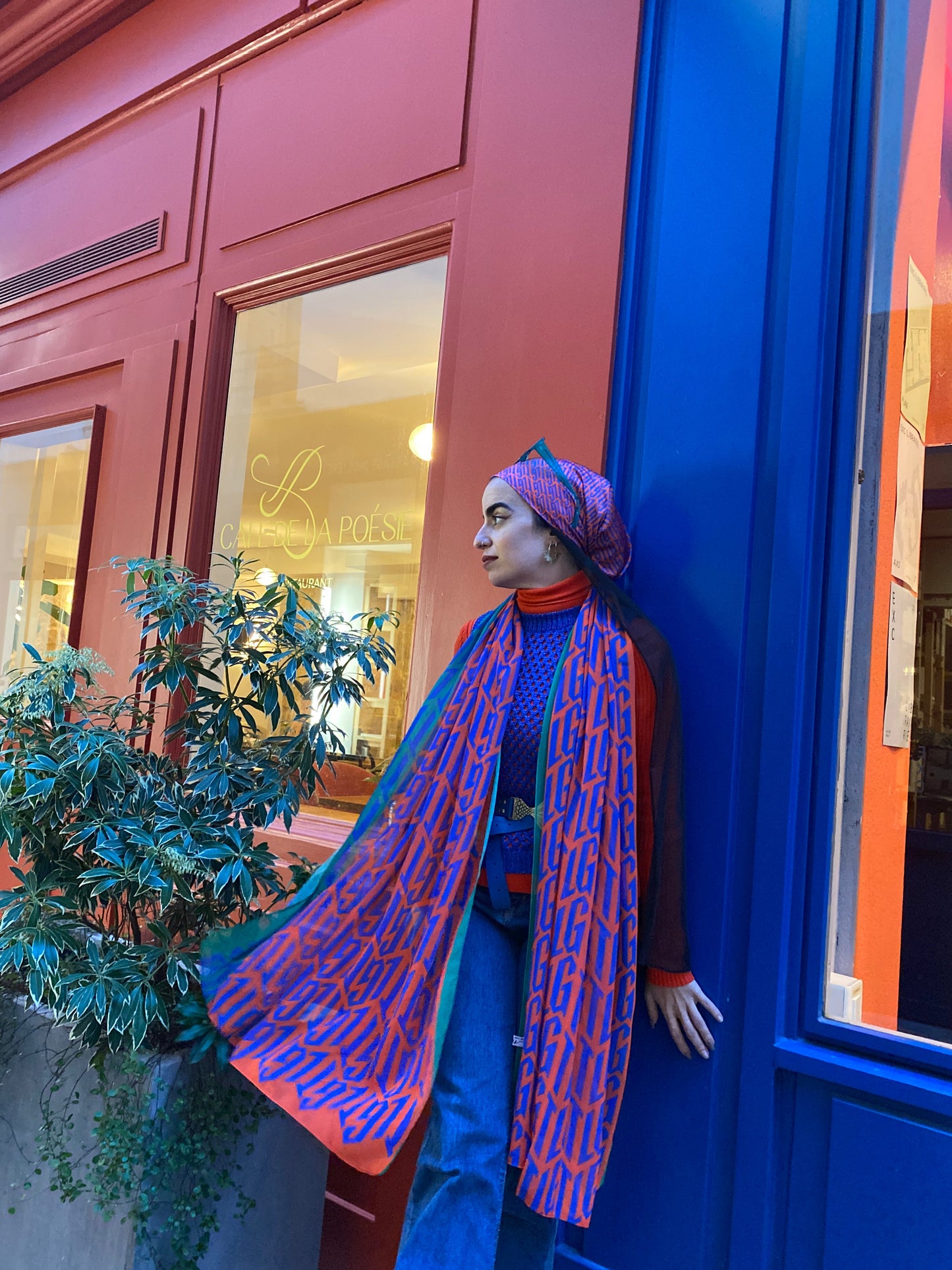 The Lace Garment Scarf, Parisian Edition! Timeless and Modern Modest Fashion - madeline ||