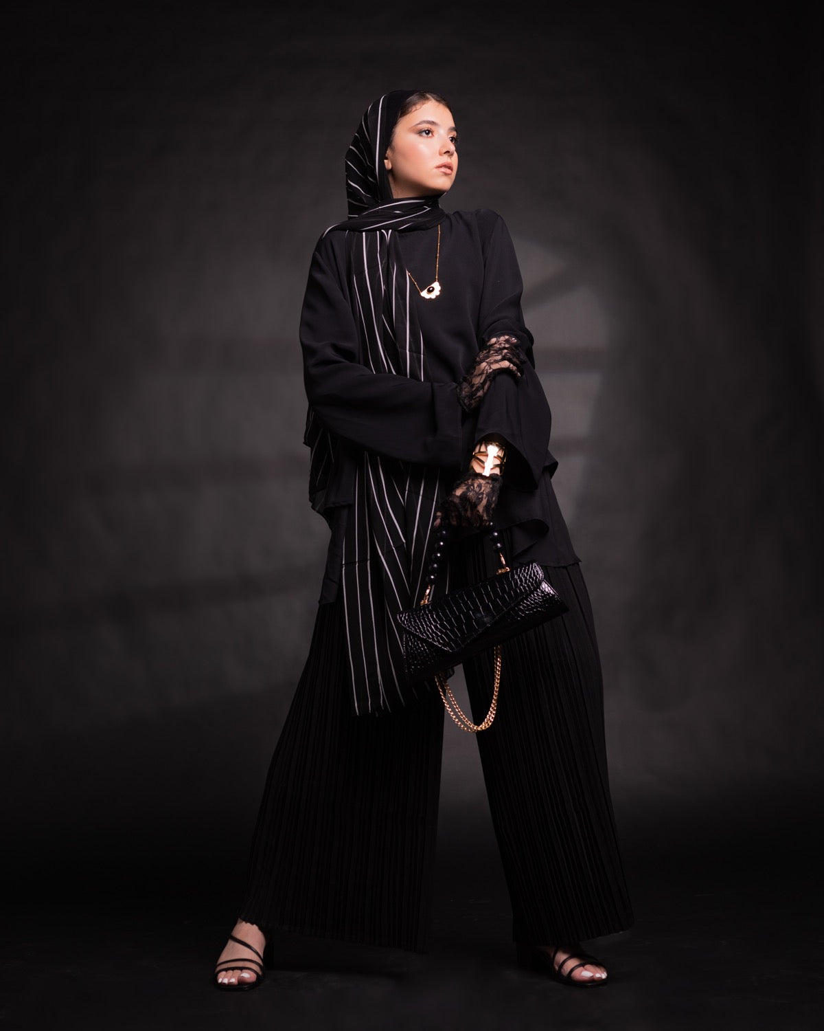 The Lace Garment Layer Up Blouse. Versatile and Chic; Comes in 7 colors || Black