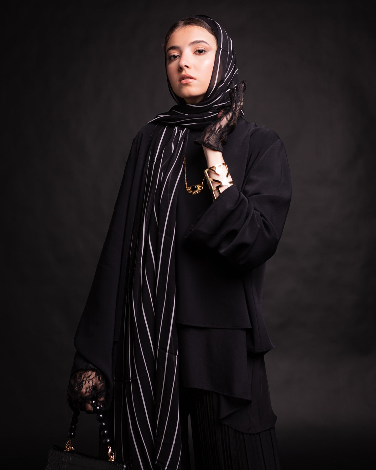 The Lace Garment Layer Up Blouse. Versatile and Chic; Comes in 7 colors || Black