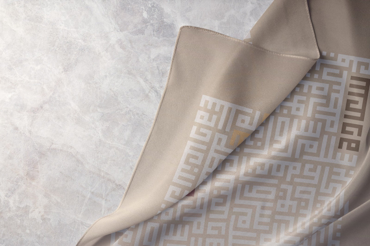 Beige Kufic