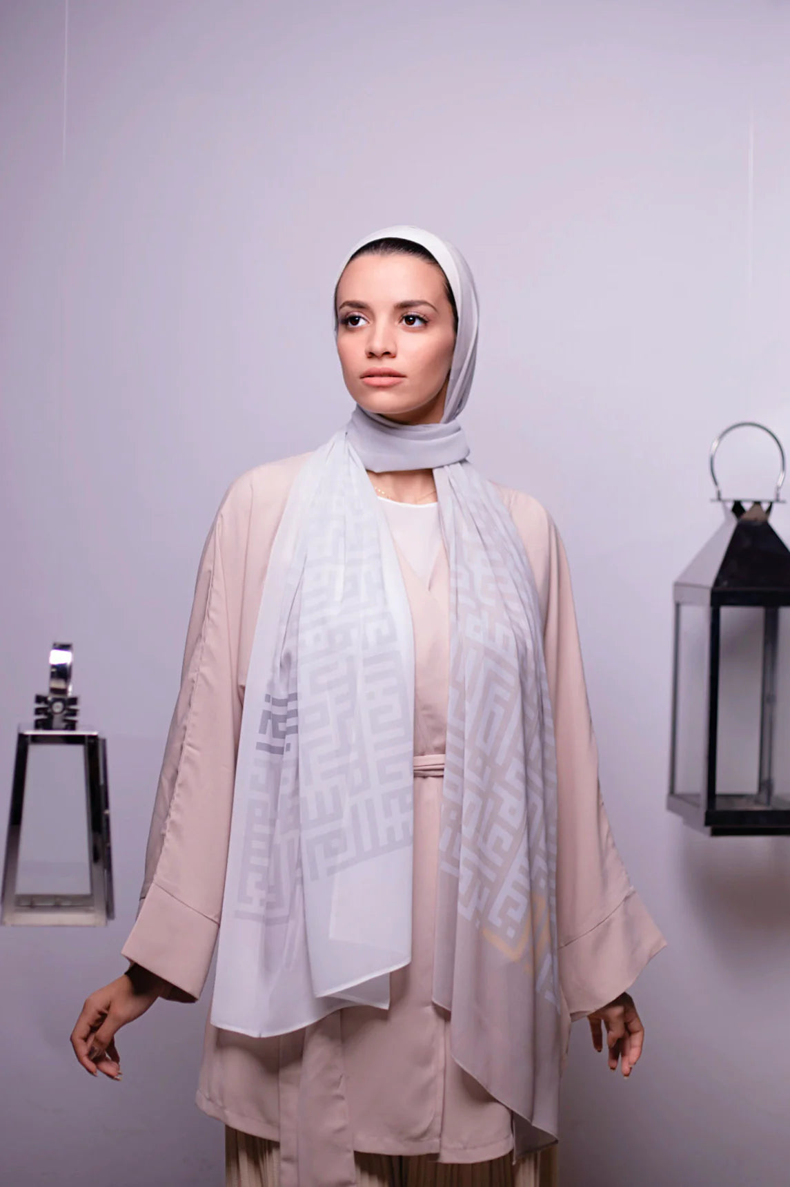 Beige Kufic