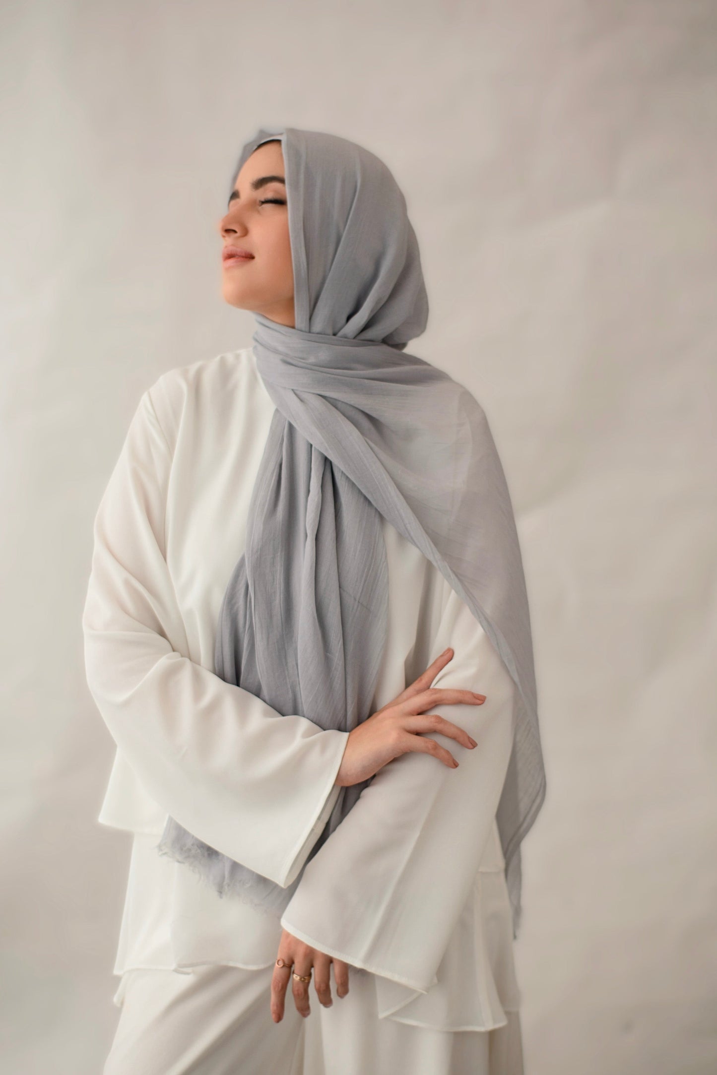 The Lace Garment Cotton Candies Scarf. Egyptian Cotton for Modern Modesty || Sugar Soda