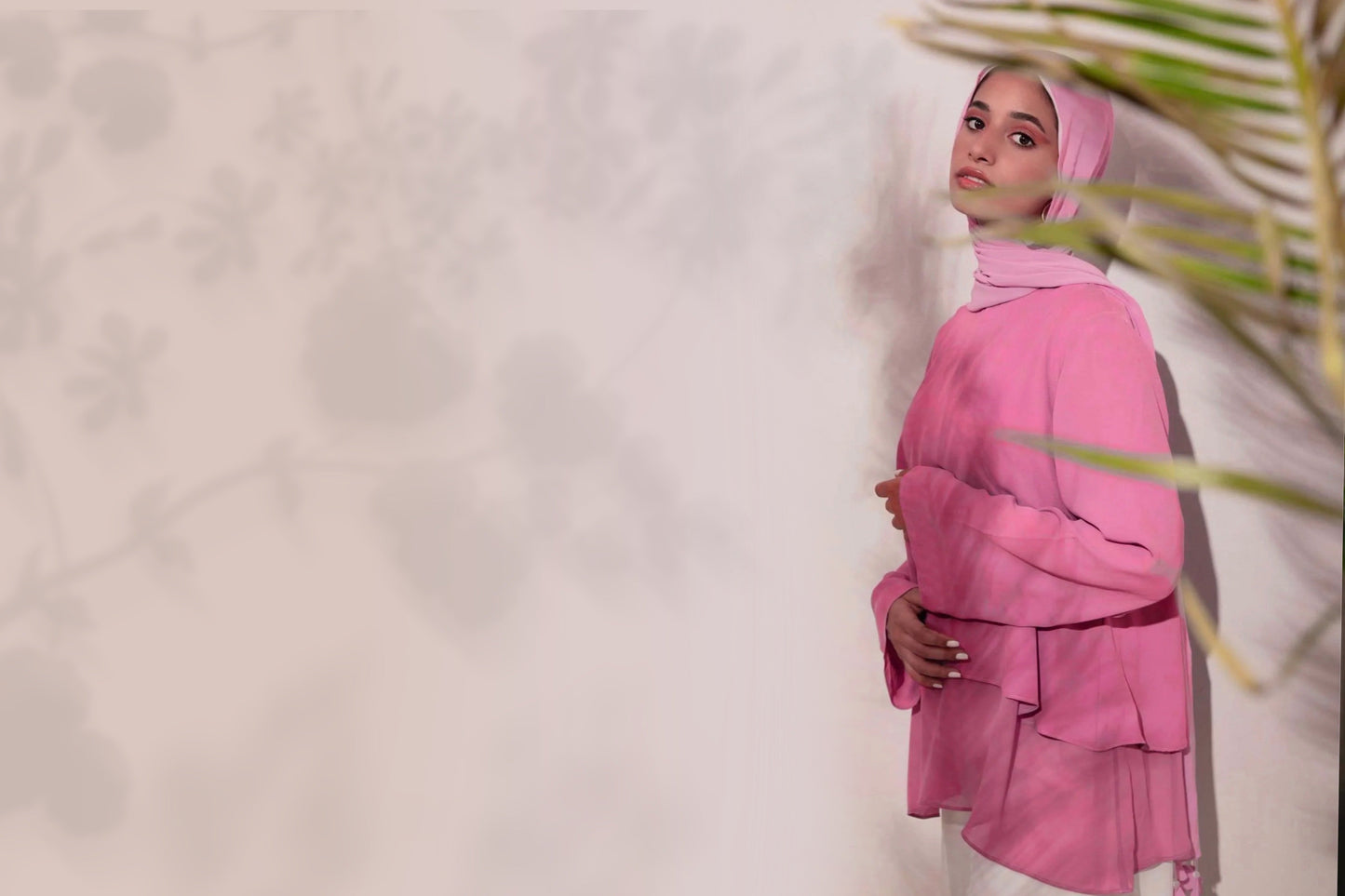 The Lace Garment Layer Up Blouse. Versatile and Chic; Comes in 7 colors || Pink