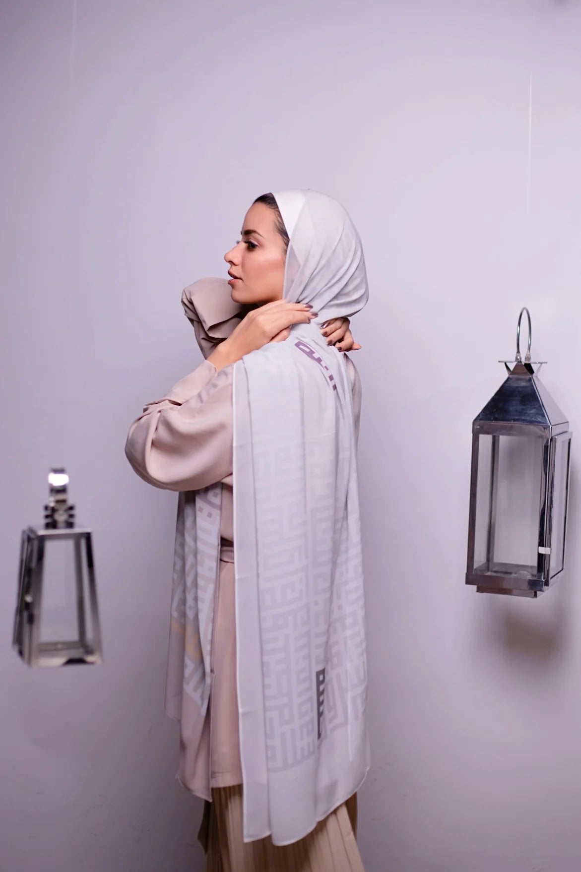 Beige Kufic