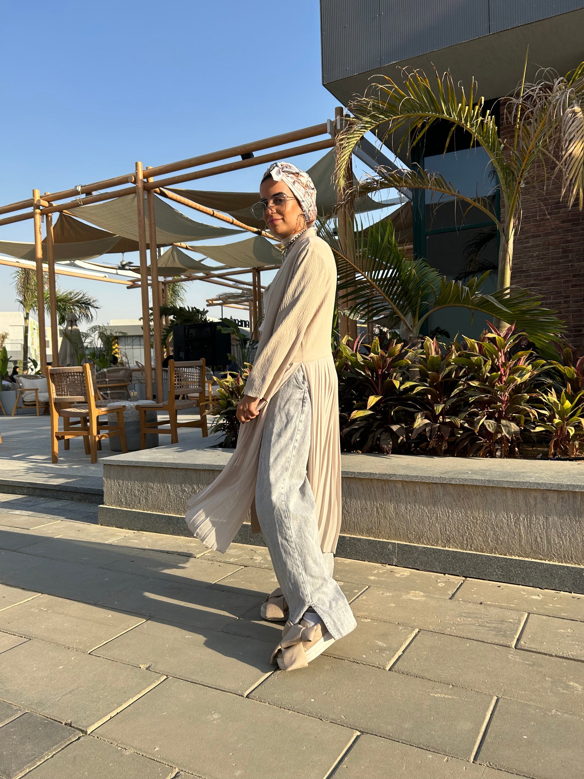 The Lace Garment Moonlight Cardigan. A cute, modest, modern summer essential || Beige