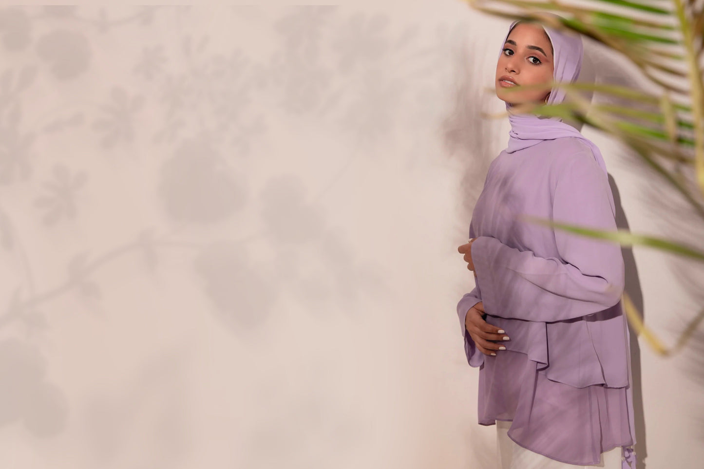 The Lace Garment Layer Up Blouse. Versatile and Chic; Comes in 7 colors || Lilac