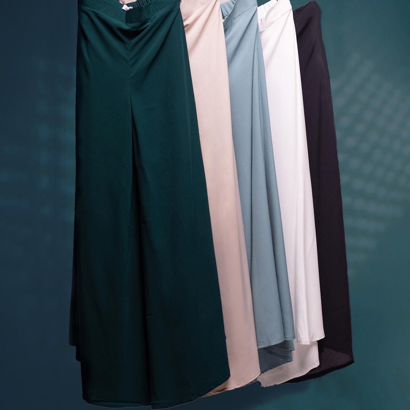 The Lace Garment Bouncy Pants || Hunter Green, Beige, Minty Blue, Off White, Black