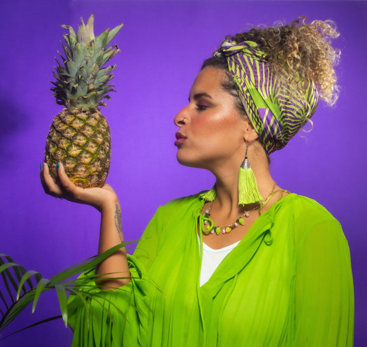 Tropica-Inspired Scarf by The Lace Garment - Madagascar ||