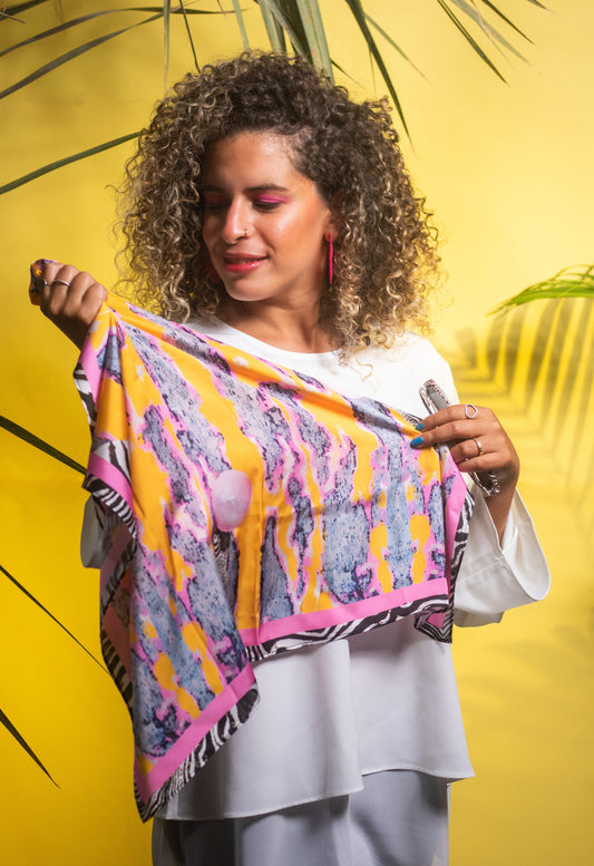 Tropica-Inspired Scarf by The Lace Garment - slush ||