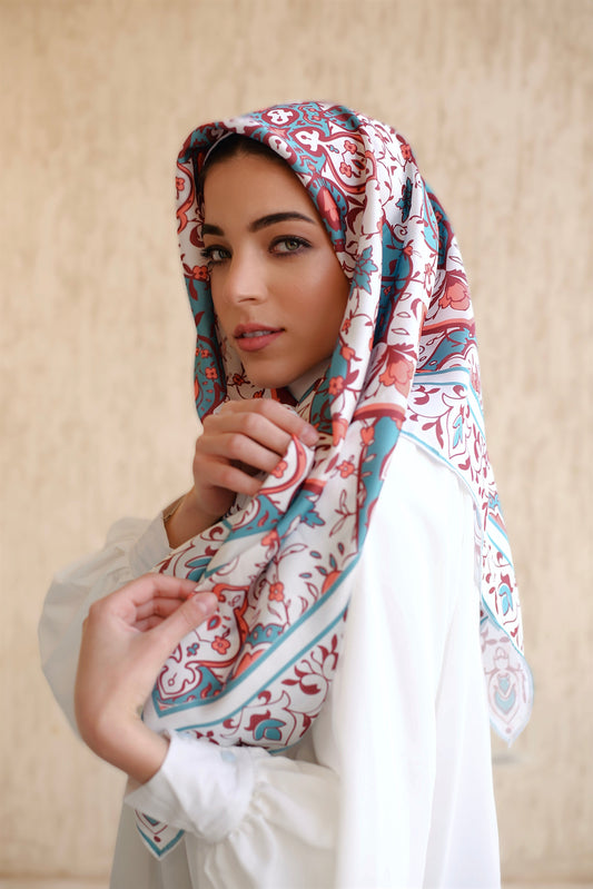 Cosmopolitan-Inspired Scarf by The Lace Garment - damascus ||