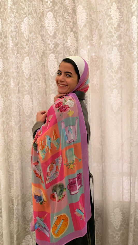 Tropica-Inspired Scarf by The Lace Garment - plein-de-vie ||