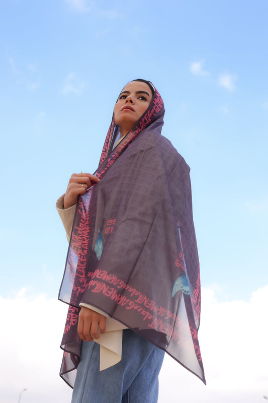 The Lace Garment Scarf, Bold Edition! Timeless and Modern Modest Fashion - Awakening || 