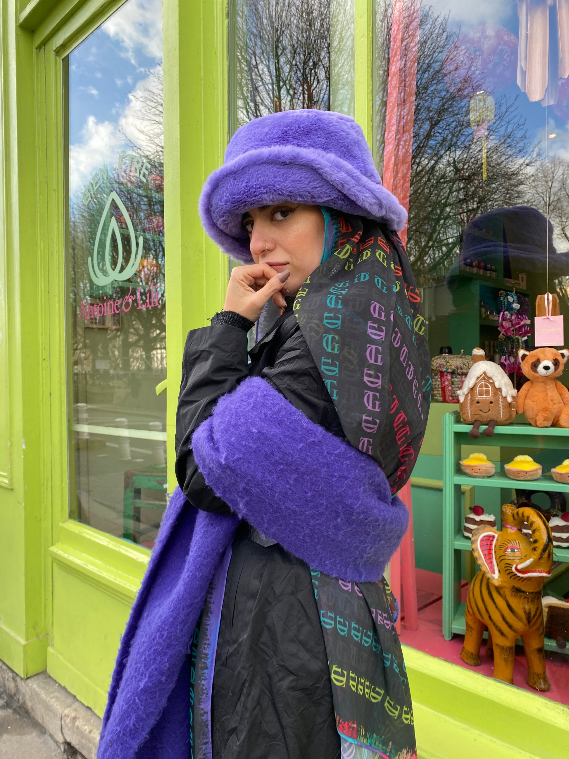The Lace Garment Scarf, Parisian Edition! Timeless and Modern Modest Fashion - sylvie ||