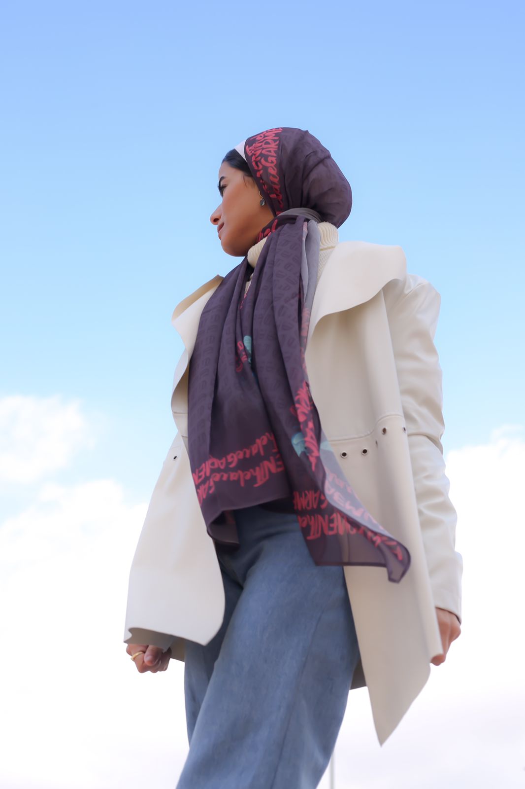 The Lace Garment Scarf, Bold Edition! Timeless and Modern Modest Fashion - Awakening || 