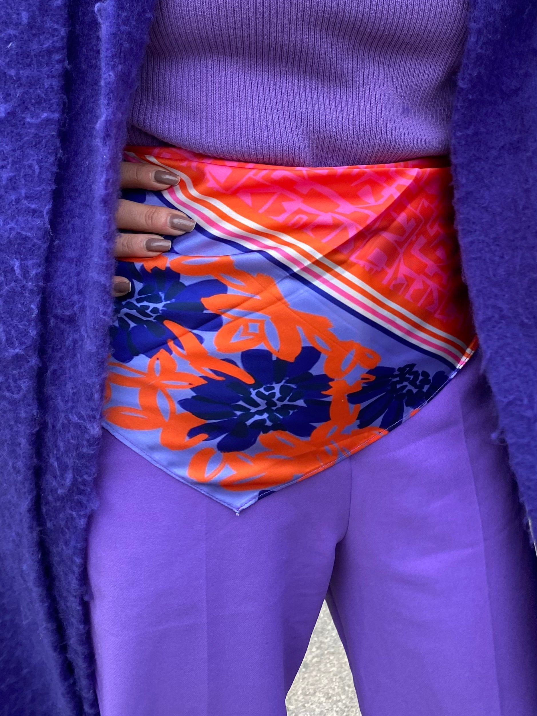 The Lace Garment Scarf, Tasty Edition! Timeless and Modern Modest Fashion - sparkling-grapes ||